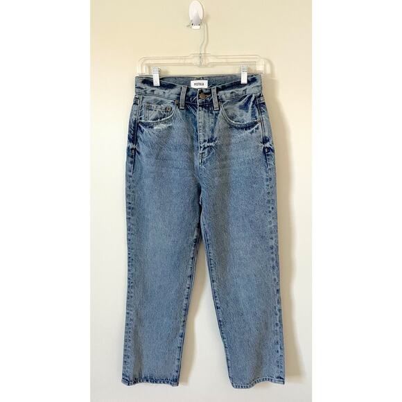 Pistola Anthropologie Way High Rise Straight Denim Jeans Blue Size 26 NEW - Picture 1 of 7